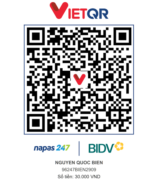 QR Thanh toán BIDV