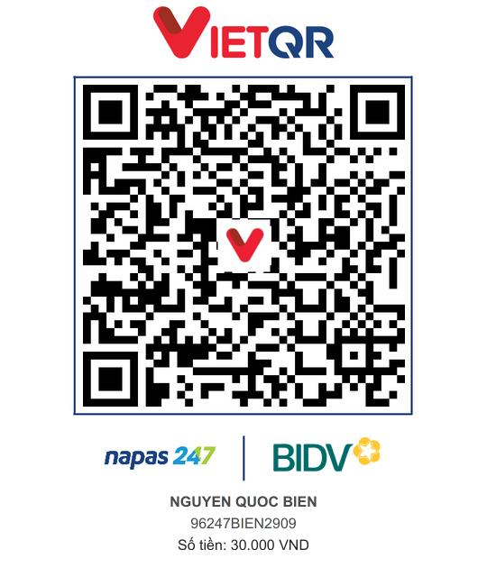QR Thanh toán BIDV