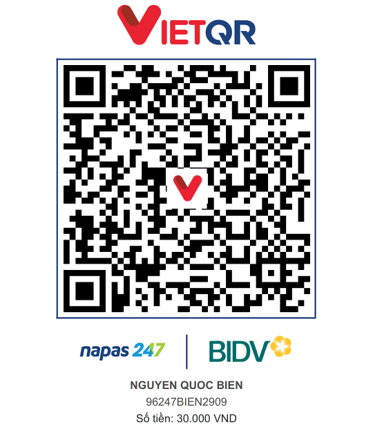 QR Thanh toán BIDV