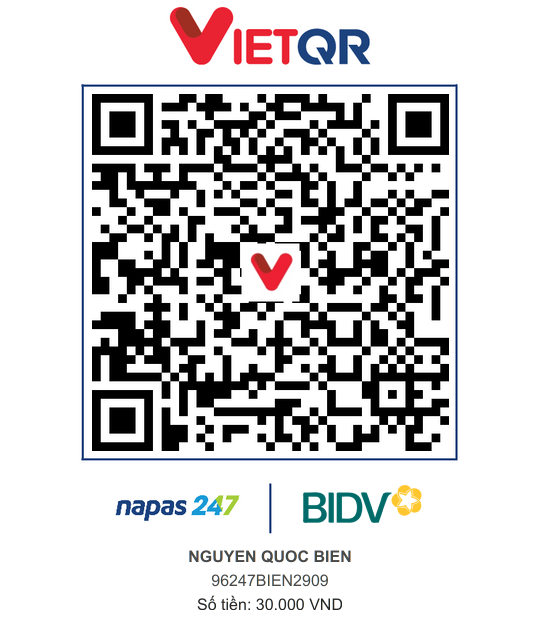 QR Thanh toán BIDV
