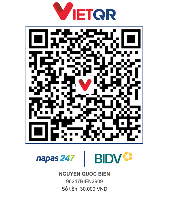 QR Thanh toán BIDV
