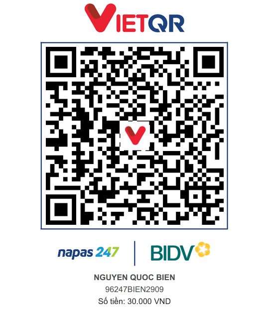 QR Thanh toán BIDV