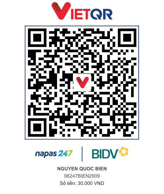 QR Thanh toán BIDV