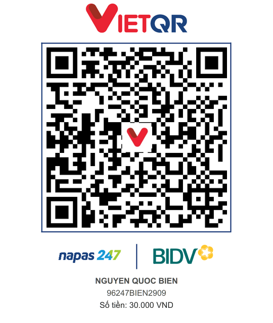 QR Thanh toán BIDV