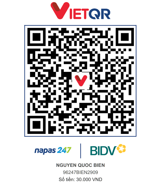 QR Thanh toán BIDV
