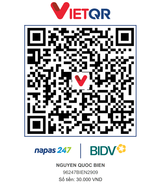 QR Thanh toán BIDV