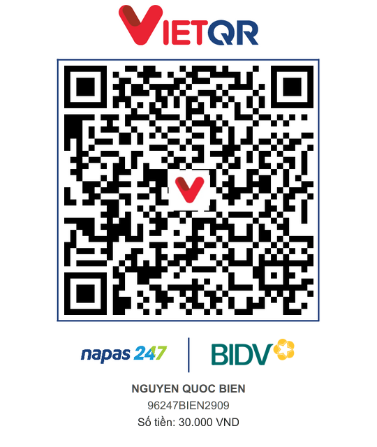 QR Thanh toán BIDV