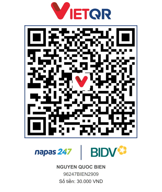QR Thanh toán BIDV
