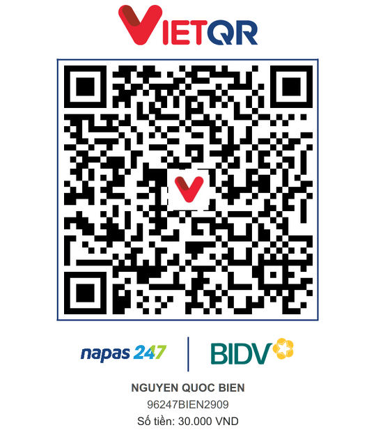 QR Thanh toán BIDV
