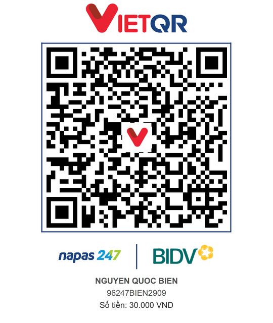 QR Thanh toán BIDV
