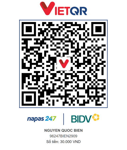 QR Thanh toán BIDV