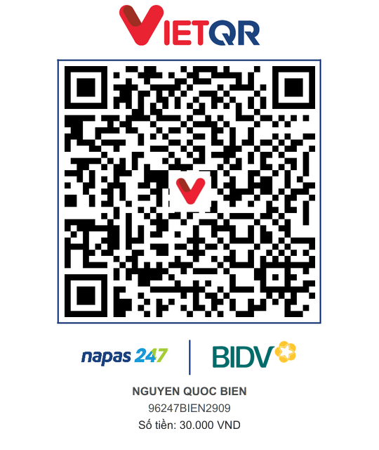 QR Thanh toán BIDV