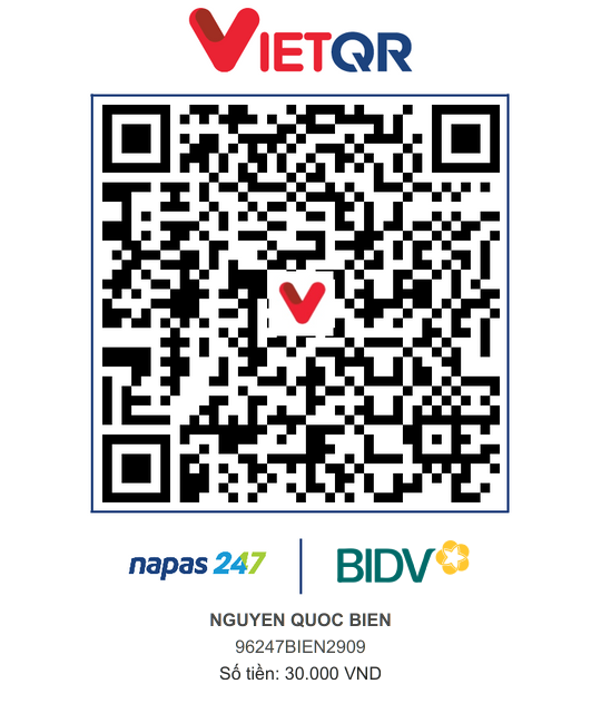 QR Thanh toán BIDV