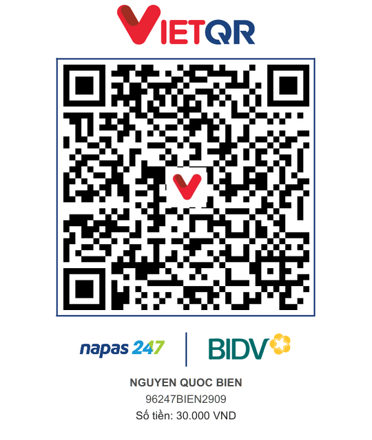 QR Thanh toán BIDV