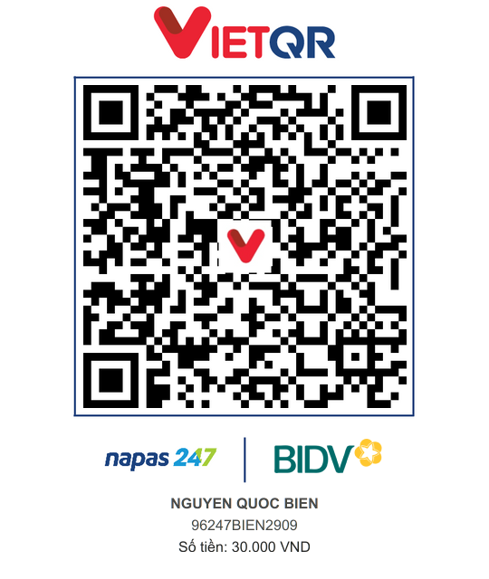 QR Thanh toán BIDV