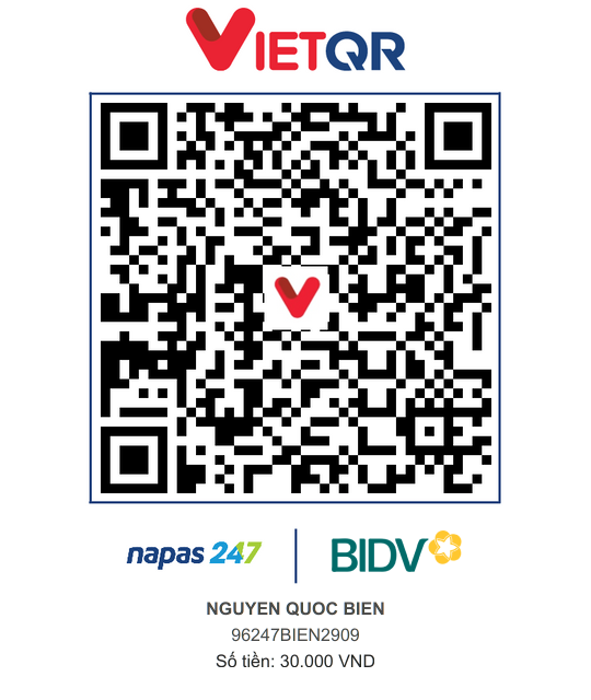 QR Thanh toán BIDV