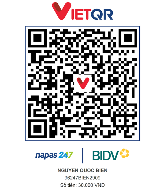QR Thanh toán BIDV