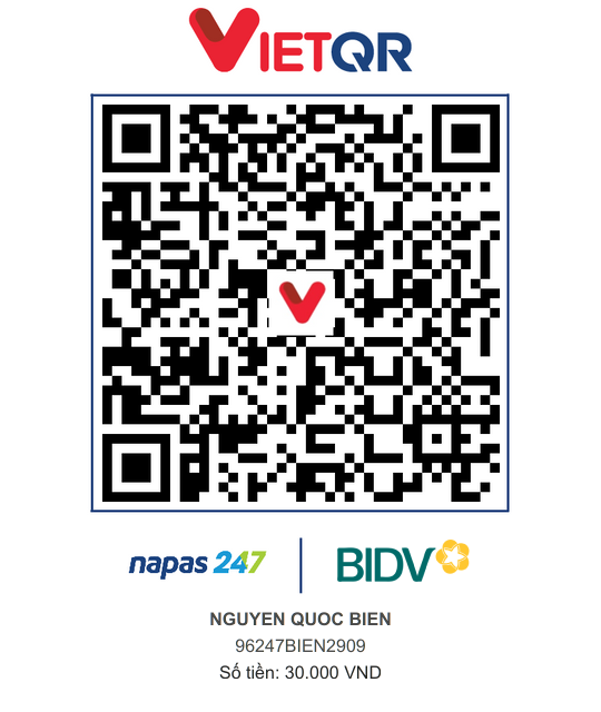 QR Thanh toán BIDV