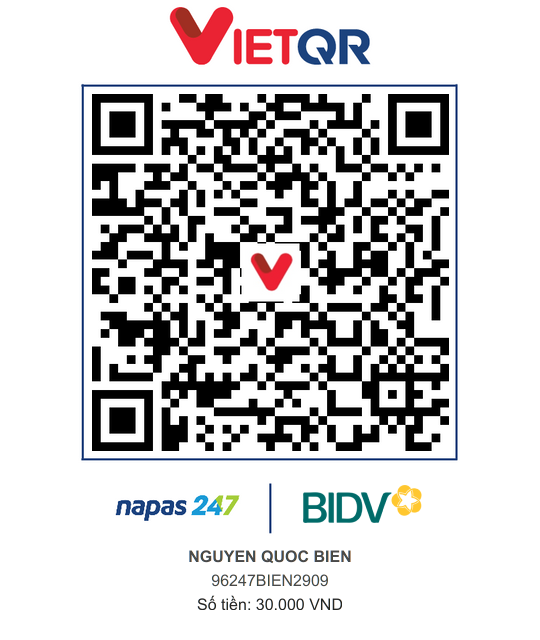 QR Thanh toán BIDV