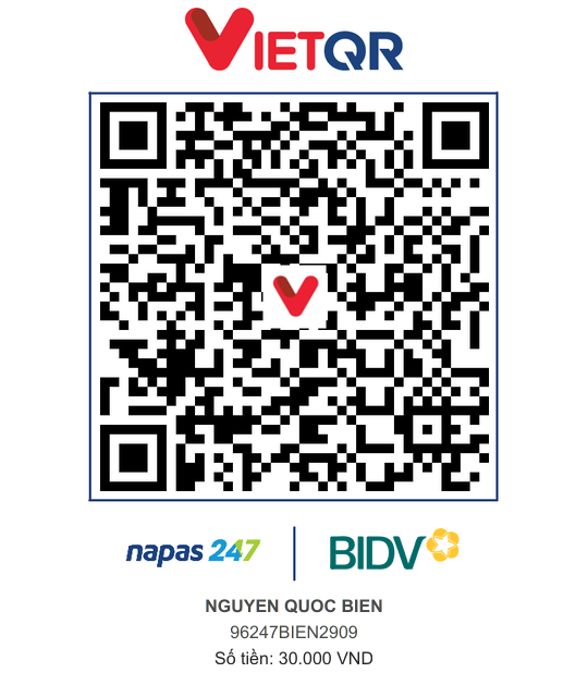 QR Thanh toán BIDV