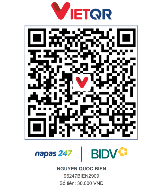 QR Thanh toán BIDV