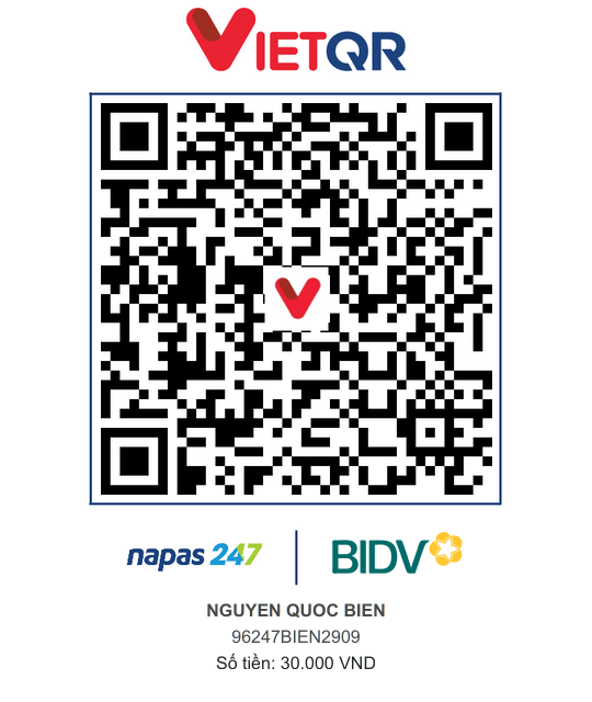 QR Thanh toán BIDV