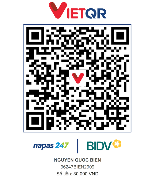 QR Thanh toán BIDV