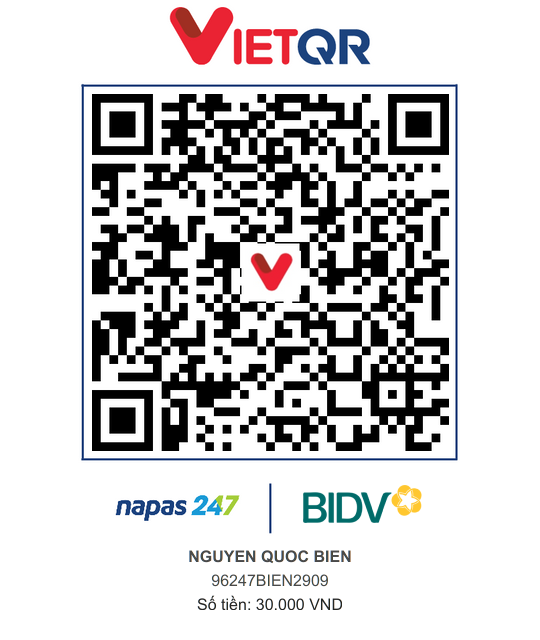 QR Thanh toán BIDV