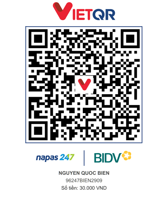 QR Thanh toán BIDV