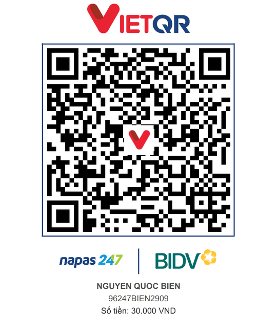 QR Thanh toán BIDV