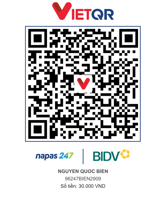 QR Thanh toán BIDV