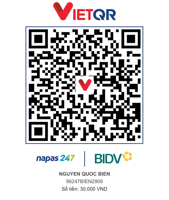 QR Thanh toán BIDV