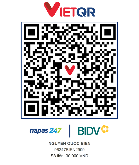 QR Thanh toán BIDV