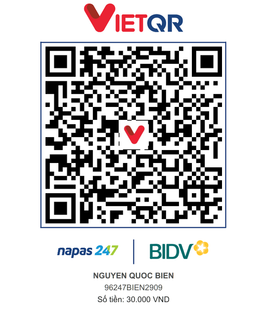 QR Thanh toán BIDV