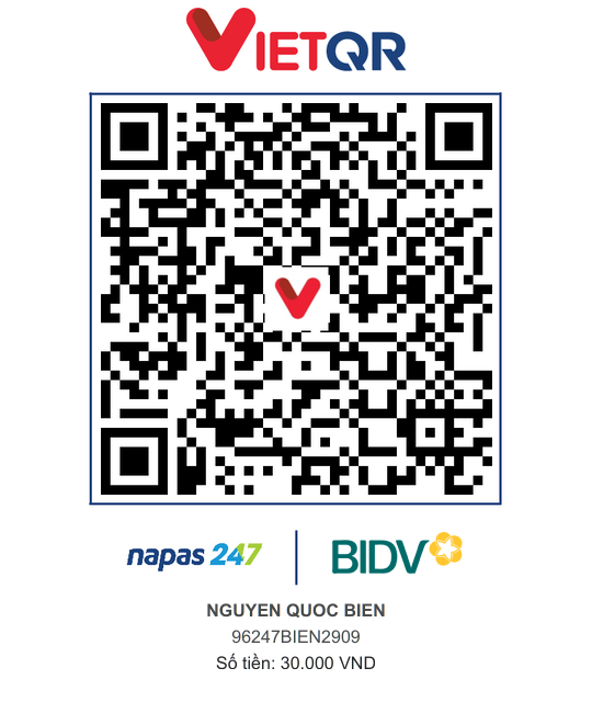QR Thanh toán BIDV