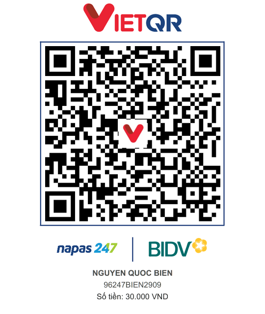 QR Thanh toán BIDV