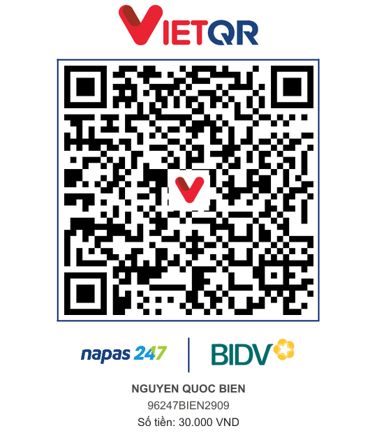 QR Thanh toán BIDV