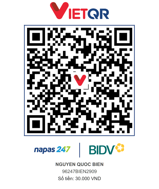 QR Thanh toán BIDV