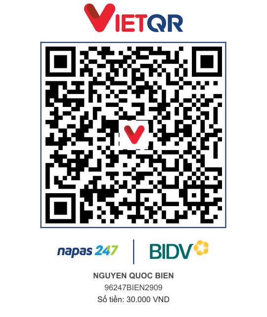 QR Thanh toán BIDV