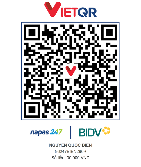 QR Thanh toán BIDV
