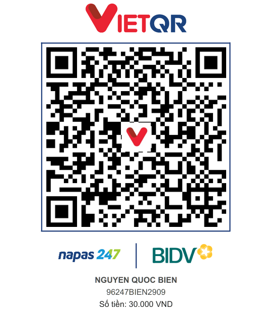 QR Thanh toán BIDV