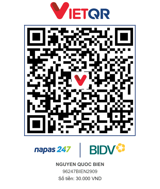 QR Thanh toán BIDV