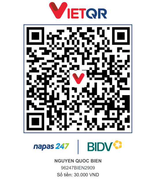 QR Thanh toán BIDV