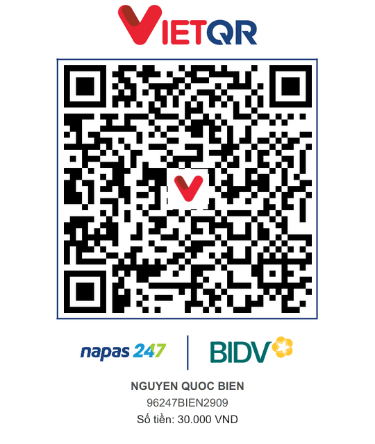 QR Thanh toán BIDV