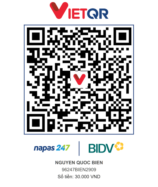 QR Thanh toán BIDV