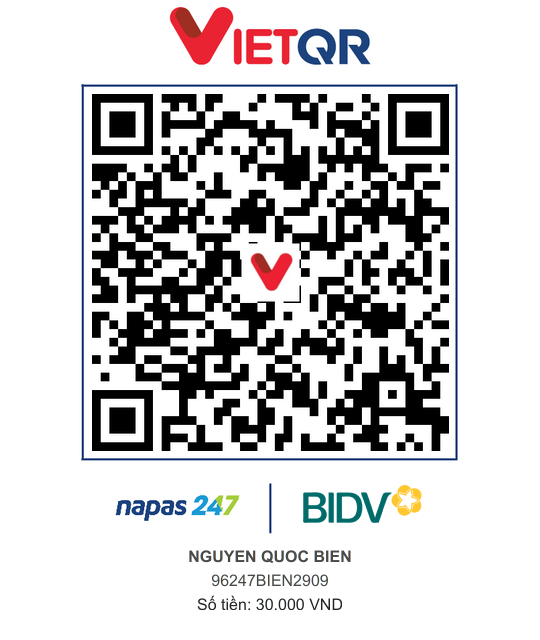 QR Thanh toán BIDV