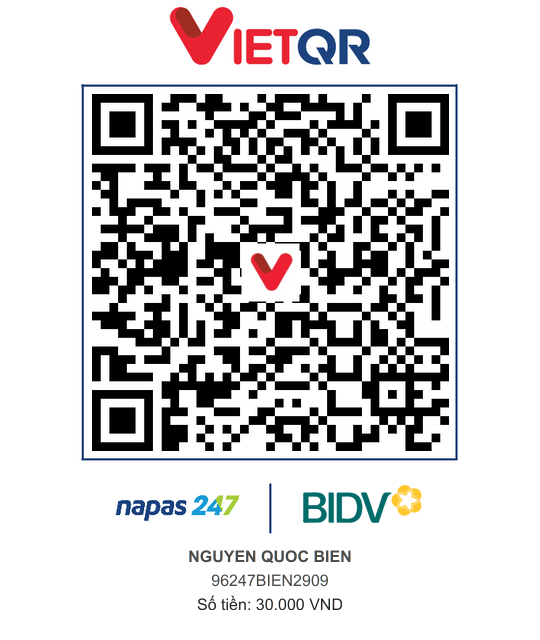 QR Thanh toán BIDV