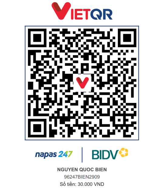 QR Thanh toán BIDV