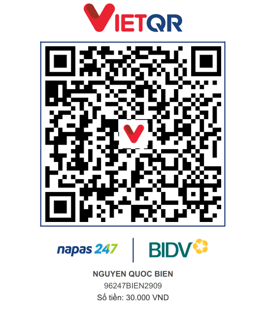 QR Thanh toán BIDV