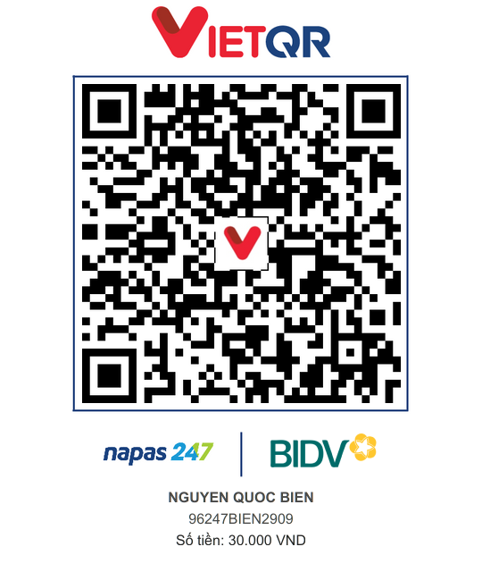 QR Thanh toán BIDV